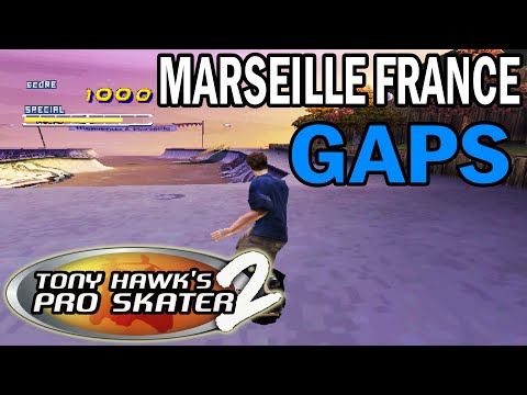 Tony Hawk's Pro Skater 2 (PS1) - Marseille France All Gaps