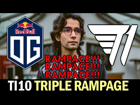 OG vs T1 — SUMAIL KING TRIPLE RAMPAGE on TI10