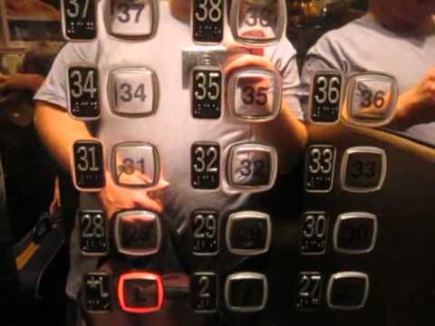 Nice Westinghouse high speed traction elevators at the Millennium UN hotel