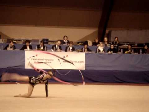 Aude Lemaire Championnats de France 2008 ruban