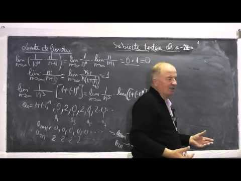 1/2 Lesson 666 - Limits of functions Sequences Convergence of sequences Convergence criteria - Gr...