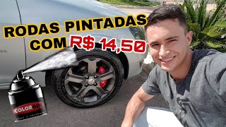 PINTANDO RODAS COM SPRAY