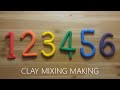 123456 Clay Mixing Making 1234567 점토 섞기 만들기