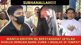 Download lagu WANITA KRISTEN INI BERSYAHADAT SETELAH DISKUSI DENGAN BANG ZUMA || MUALAF DI TEMPAT! mp3