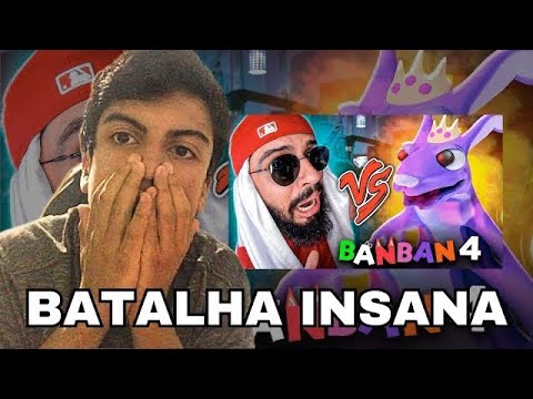 Queen Bouncelia (Garten of Banban 4) Vs. Mussoumano - Batalha Com Games [ REACT ]