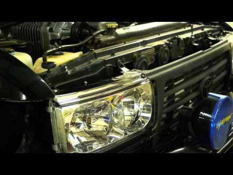 Toyota Land Cruiser FJ80. Depo lights Install