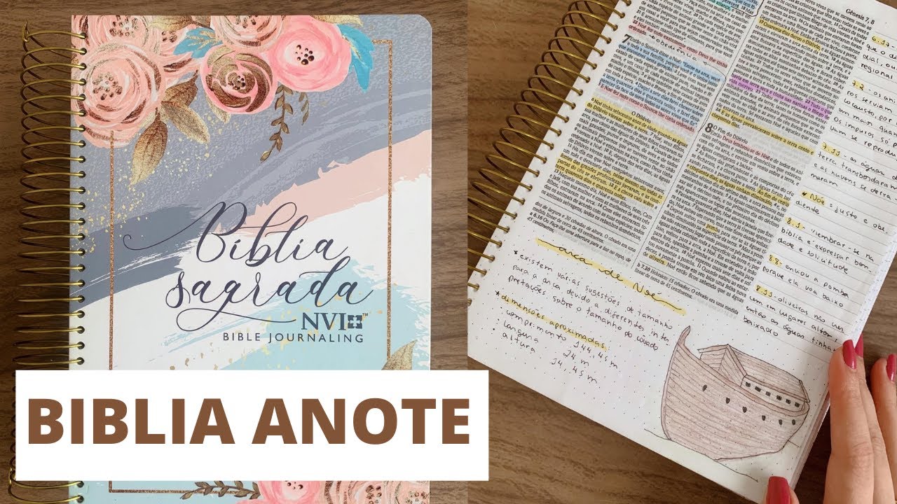 REVIEW BÍBLIA ANOTE - FÉ ILUSTRADA - bíblia com espaço para anotações