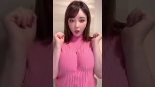 Sexy Hot Asian Girl With Big Boobs   Asian Hot beauty #tits #shorts