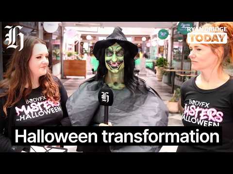 Thumbnail for Herald NOW reporter transforms into a wicked witch for Halloween | Ryan Bridge TODAY