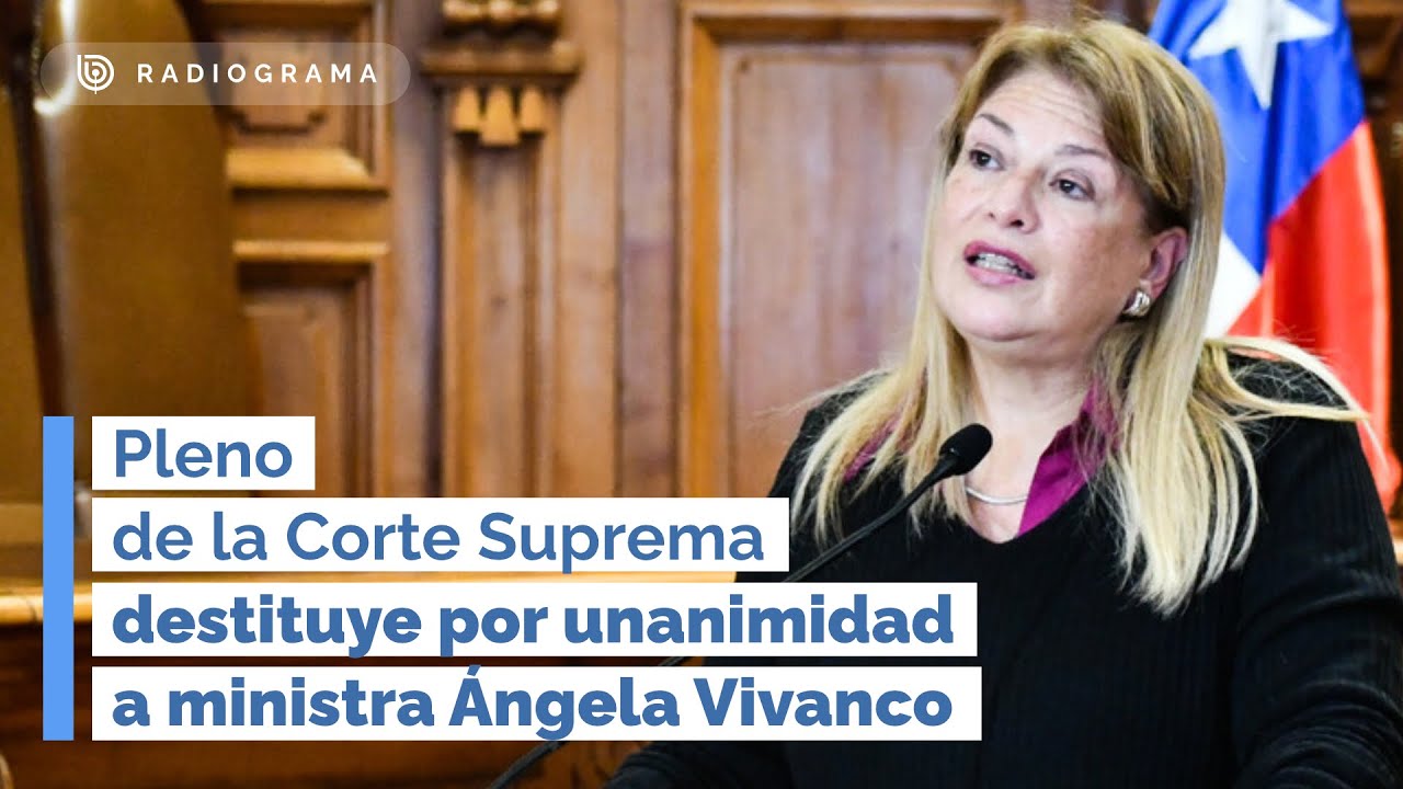 Pleno de la Corte Suprema remueve por unanimidad a ministra Ángela Vivanco