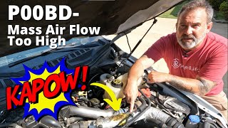 HOW TO Replace Cold Side InterCooler Hose | 6.7L Power Stroke F-250 | Mass Air Flow High P00BD