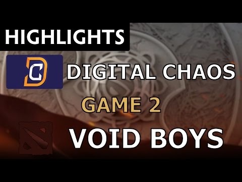 Digital Chaos vs Void Boys [Game 2] The International 2016 Qualifiers - Dota Highlights
