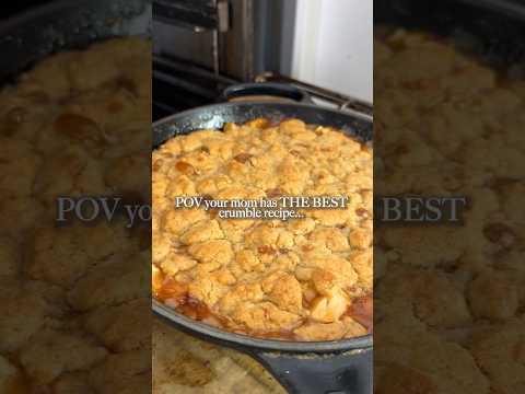 THE BEST apple crumble 😌