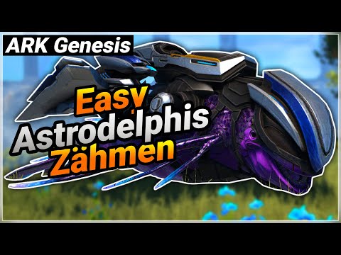 How to QUICKLY and EASILY TAME an ASTRODELPHIS + Abilities | ARK Genesis Part 2