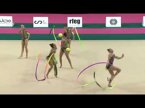 Group Estonia 2 Balls 3 Ribbons Final World Challenge Cup Pamplona 2022