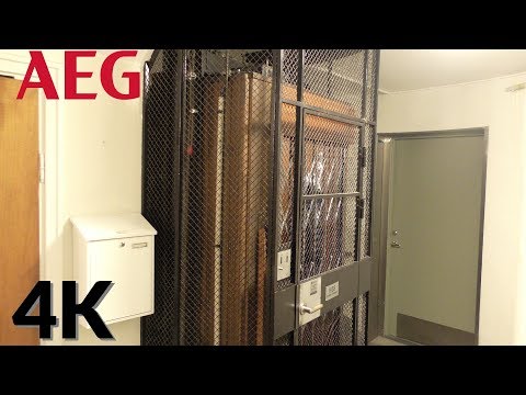 Vintage AEG Traction elevator @ Bergsunds strand 15, Stockholm