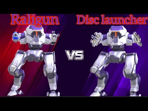 Guardian with raligun 16 vs Guardian with disc launcher 12 [which is best in 24 energy capacity]🤔🤔
