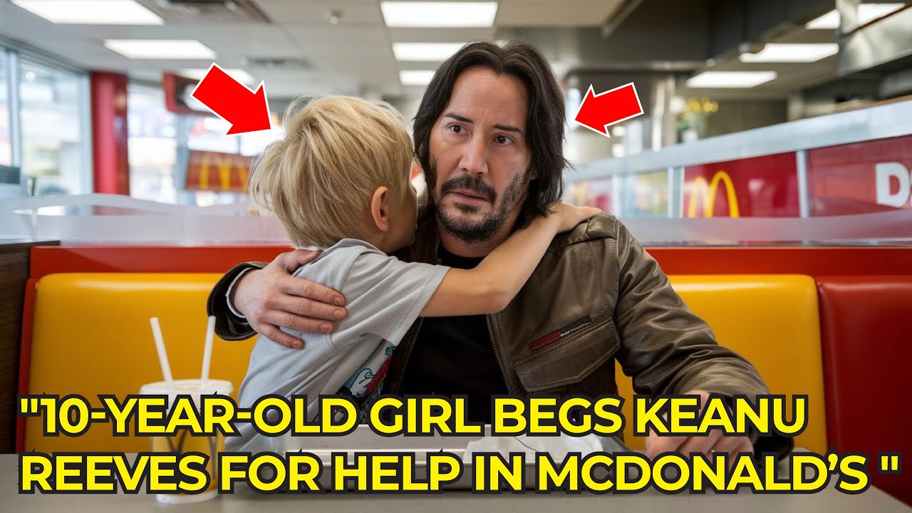 10 Year Old Girl Begs Keanu Reeves for Help in McDonald’s—What He Does Next Changes Lives Forever