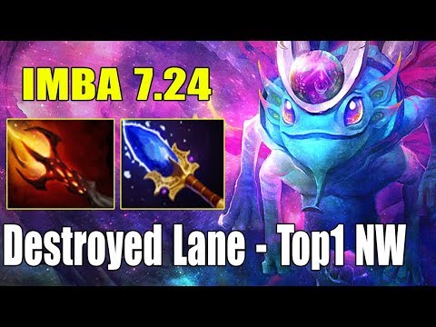 How to Destroyed Lane + Top1 Networth [Puck] Magic Style Over Power 7.24 (FullGame Dota2)
