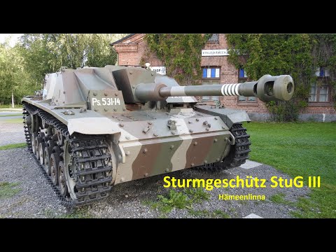 German assault gun - Sturmgeschütz - StuG III Ausf. G, on display in Hämeenlinna (Finland)