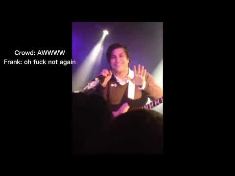 Frank iero being my comfort person for a little over 12 inches I mean minutes