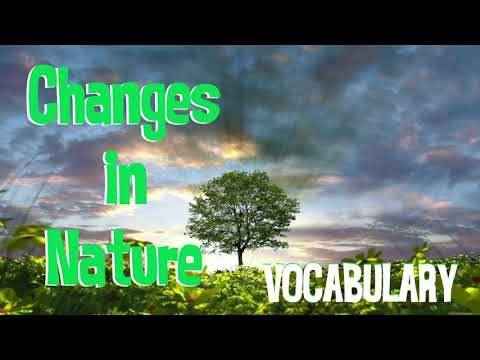 Changes in nature