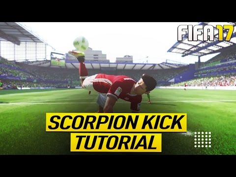 FIFA 17 SCORPION KICK TUTORIAL - THE SECRET OF HOW TO DO -  HOW TO SCORE BEAST GOALS - TIPS & TRICKS