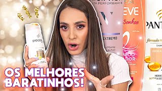 TOP 5 MELHORES SHAMPOOS BARATOS que DEIXAM o CABELO LISO!