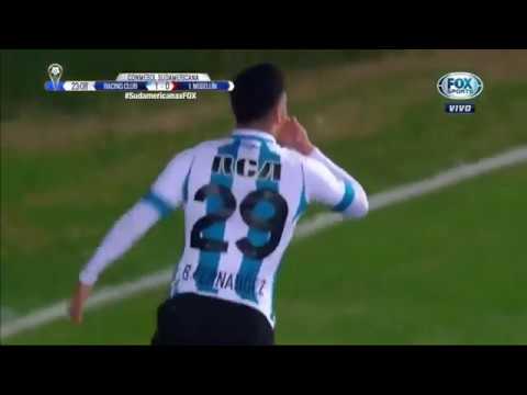 Gol de Brian Fernández // Racing 2-0 DIM // Copa Sudamericana (IDA)