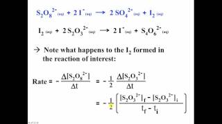 Iodine Clock Reaction