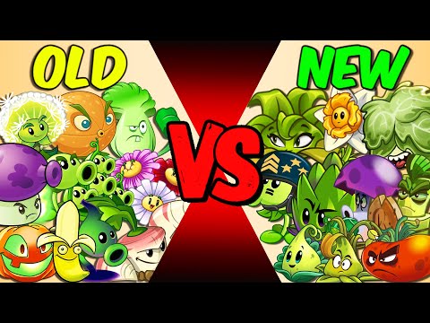 Team OLD vs NEW Plants - Who Will Win? - PvZ 2 Plant vs Plant