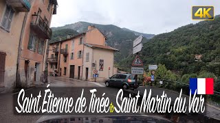 Driver’s View: Driving Saint Étienne de Tinée to Saint Martin du Var, France 🇫🇷