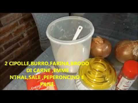 Zuppa di cipolle originale francese.