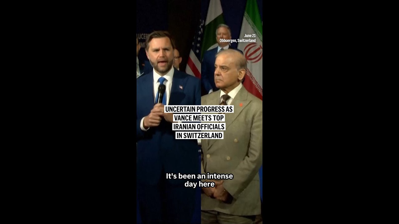 Video | Uncertain progress as Vance meets top Iranian officials in Switzerland