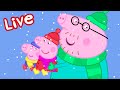 Peppa Pig CHRISTMAS 2025 LIVE Winter Fun Full Episodes ️ Kids Cartoons