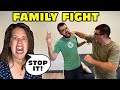 Get The Out Of Here Dad Punches Guy During Family Fight