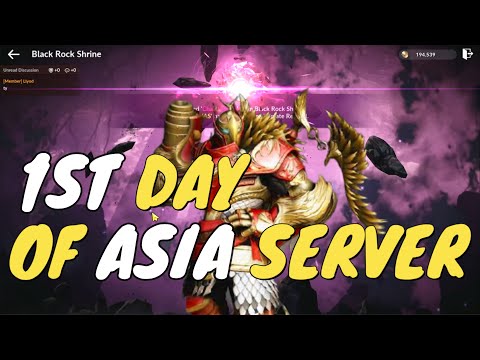 BLACK DESERT MOBILE : 1ST DAY OF ASIA SERVER MERGE