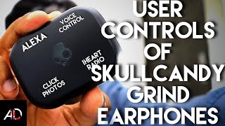 User Controls of the #Skullcandy Grind Earphones with Voice Control