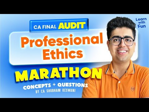 LIVE Professional Ethics Revision with Questions | CA Shubham Keswani (AIR 8)