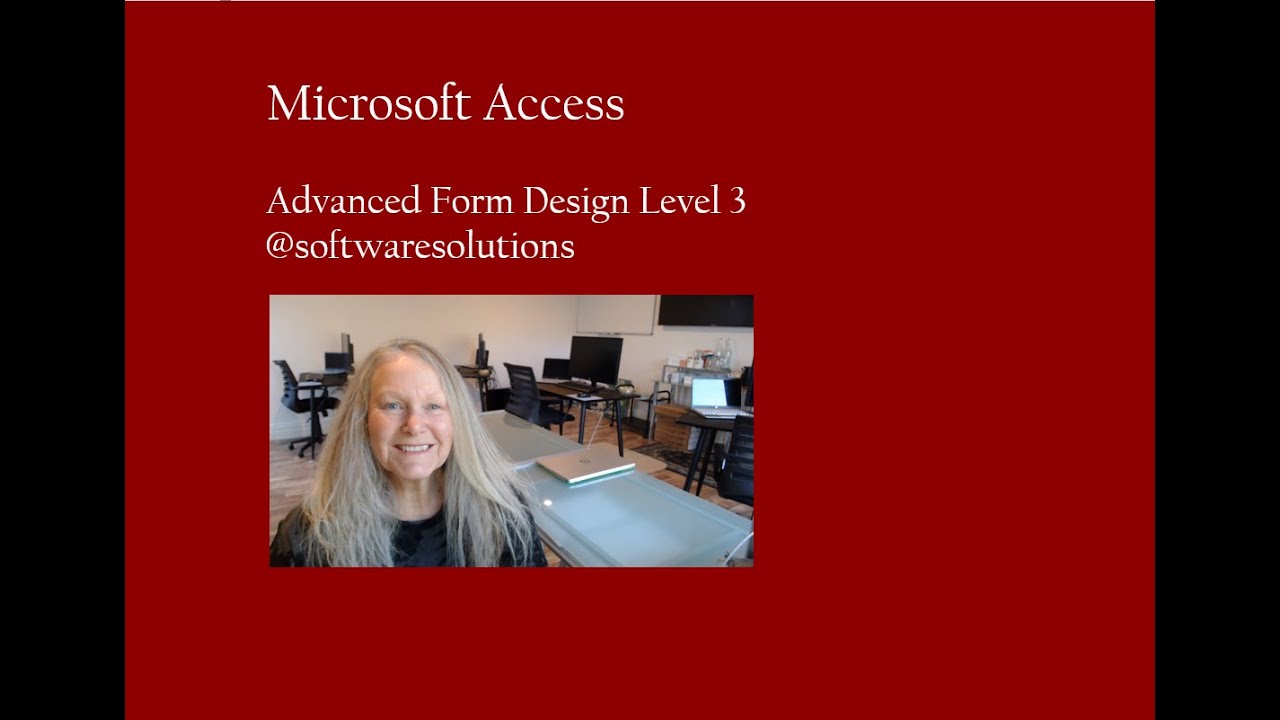 Microsoft Access Video 20 command buttons