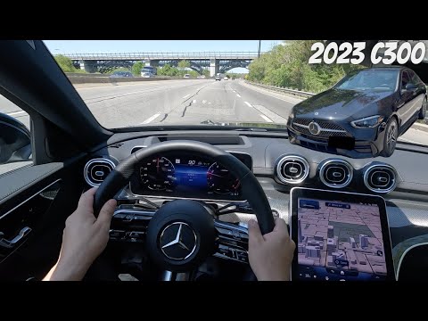 2023 Mercedes-Benz C300 POV Driving Impressions!