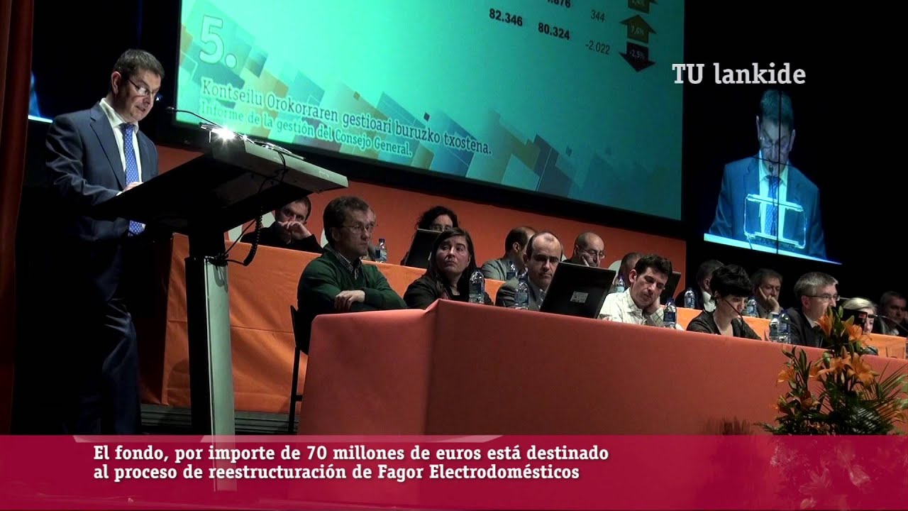 MONDRAGONek fondo bat sortu du Fagor Etxetresna Elektrikoei laguntzeko