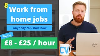 8 work from home jobs anyone can start now | UK, US Worldwide