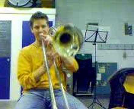 leon on trombone