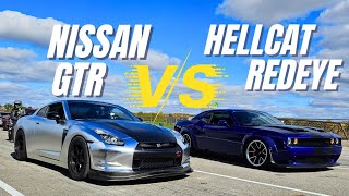 797HP Hellcat Redeye Races A 1000HP Nissan GTR SHOCKING RESULTS