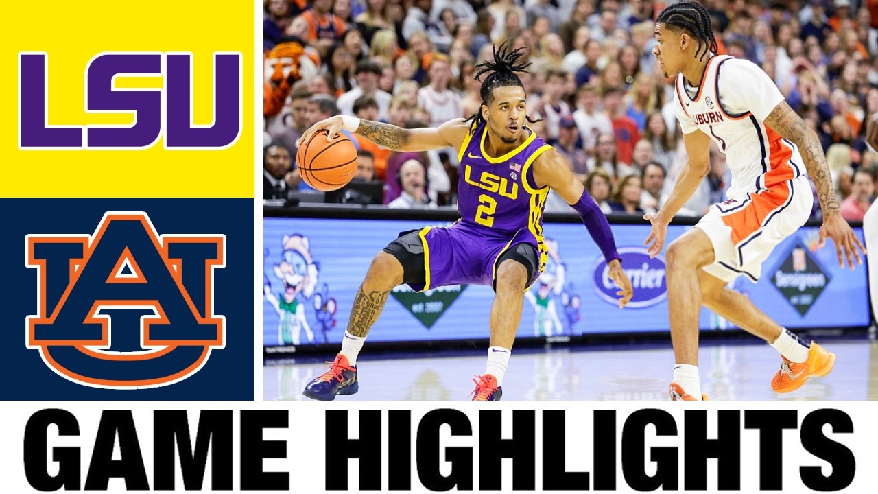 LSU vs Auburn Highlights | Men's Basketball | College Basketball 2026