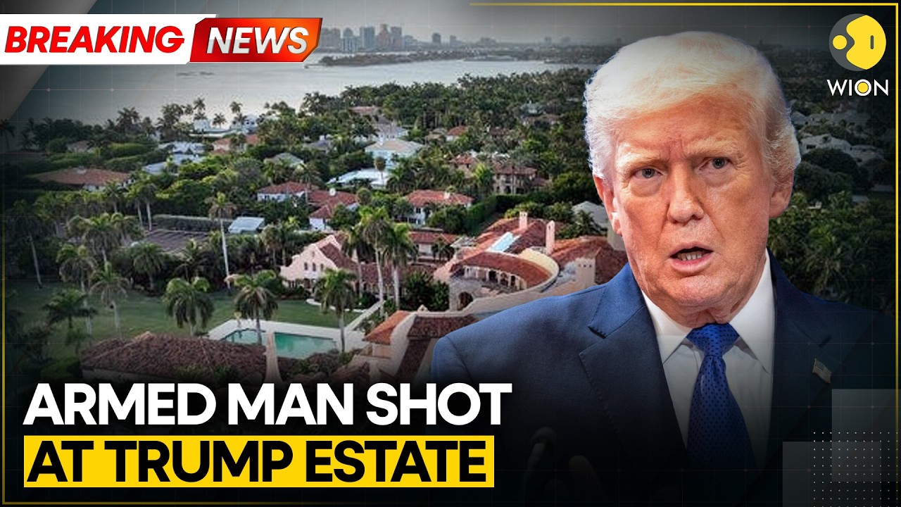 US Secret Service Kill Man Trying to Enter Trump's Florida Estate | WION BREAKING