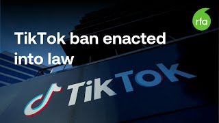 U.S. law bans TikTok unless it is sold | Radio Free Asia (RFA)