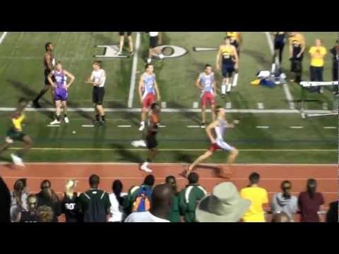 2012 OHHSA Div 1 SW District Prelims - Boys 4x400m Relay (end of heat 1)