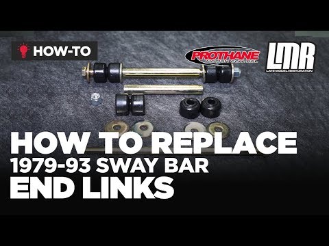 How To Replace Mustang Sway Bar End Links (1979-1993)